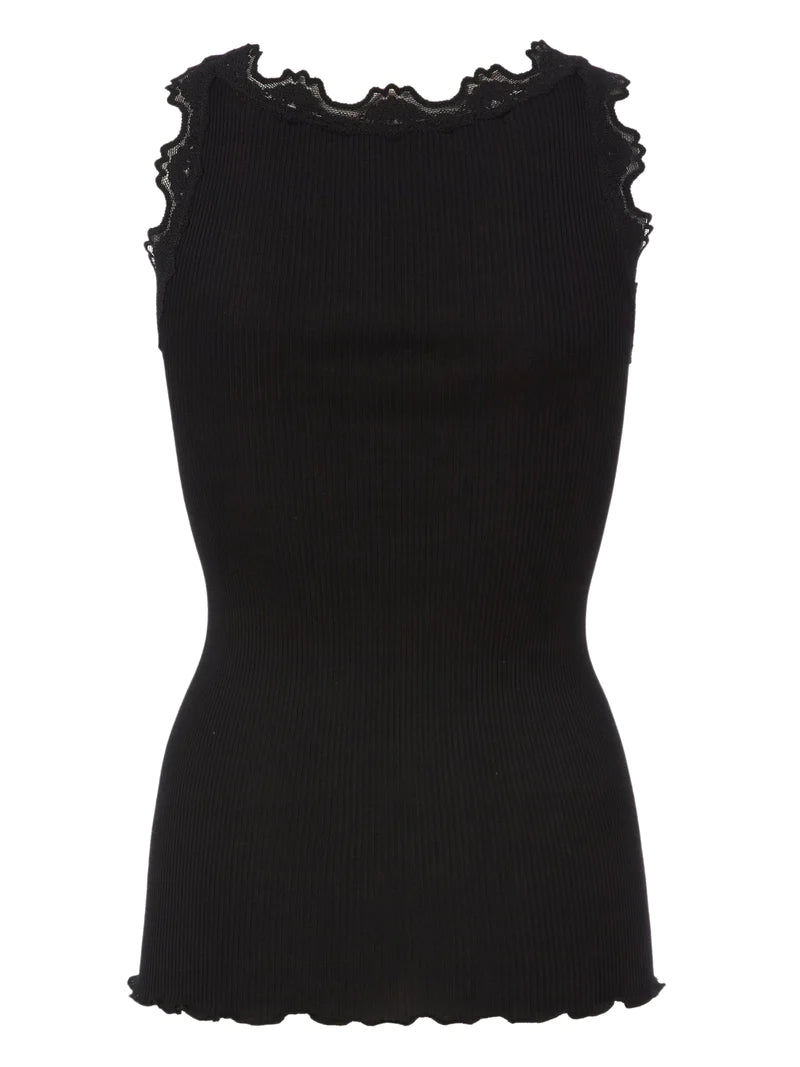 Iconic Silk Top - Black