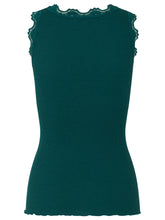 Load image into Gallery viewer, Rosemunde Iconic Silk Top - Dark Teal
