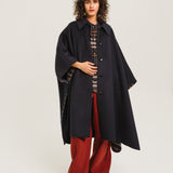 Antonia Check Reversible Gilet - Navy