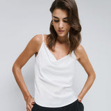 Draped Top with Straps - Off White