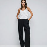 Draped Top with Straps - Off White