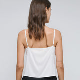 Draped Top with Straps - Off White