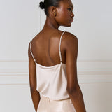 Draped Top with Straps - Vanilla