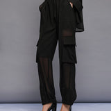 Cargo Pants with Muslin - Black