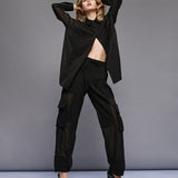 Cargo Pants with Muslin - Black