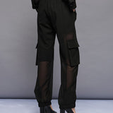 Cargo Pants with Muslin - Black