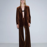 Velvet Trousers - Choco