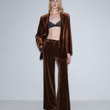 Velvet Trousers - Choco