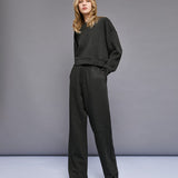 Sweatpants with Rhinestones - Coal