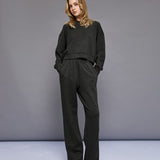 Sweatpants with Rhinestones - Coal