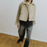 Cley Cropped Jacket - Mink