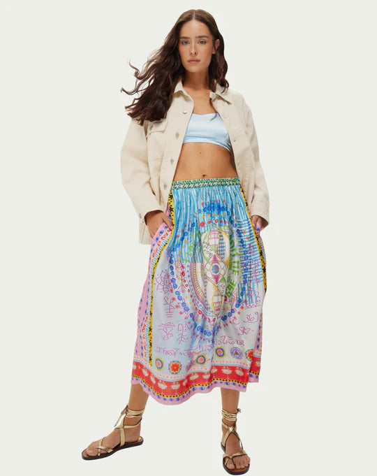 Vanessa Midi Skirt - Runic Whispers