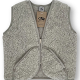 Junior Simple Gilet - Light Grey