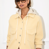 Fallon Hood Jacket - Vanilla