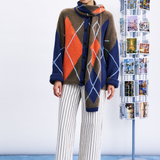 Ida Cardigan - Khaki Multi