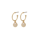 Eila Pearl Earrings - Gold