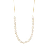 Berthe Pearl Necklace - Gold