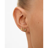 Misha 2-in-1 Earrings - Gold