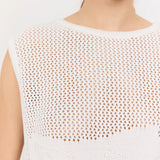 LR Lian 3 Top - Star White