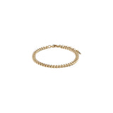 Fuchsia Curb Chain Bracelet - Gold
