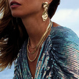 Pam Robe Chain Necklace - Gold