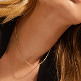 Pam Robe Chain Necklace - Gold