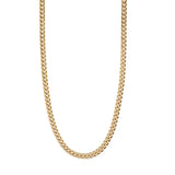Fuchsia Curb Chain Necklace - Gold