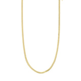 Joanna Flat Snake Necklace - Gold