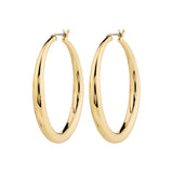 Jorun Large Hoop Earrings - Gold