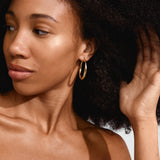 Jorun Large Hoop Earrings - Gold