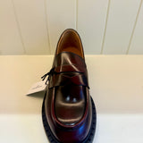 Nayeli Patent Loafer - Bordeaux