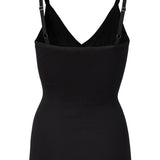 Belle V-neck Top - Black