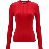 Gabby Ribbed Top - Red