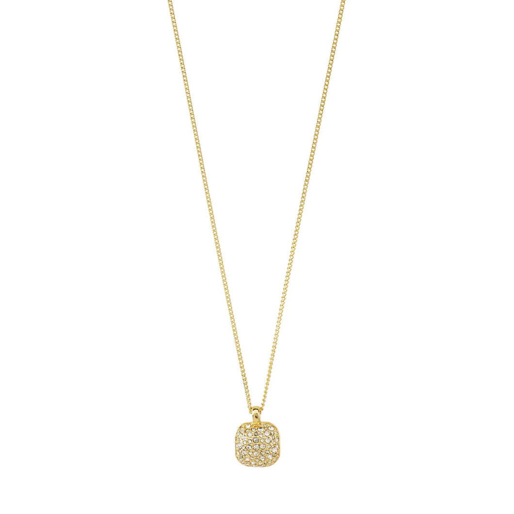 Pilgrim Cindy Crystal Necklace - Gold