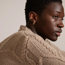 Load image into Gallery viewer, Pilgrim Desiree Hoop &amp; Cuff Earrings - Gold
