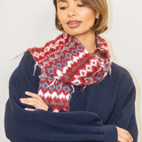 Frankie Christmas Scarf - Red Mix