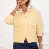 Fallon Hood Jacket - Vanilla