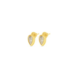 Pear Drop Studs - CZ