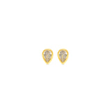 Pear Drop MINI Studs - CZ
