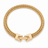 Braided Mesh Bracelet - Gold
