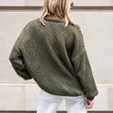 Florence Oversized Cardigan - Khaki