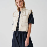 Pablo Waistcoat - Ecru Denim