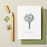 Floral Thank you Card