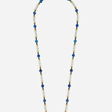 Freida Phone Chain - White/Blue