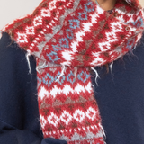 Frankie Christmas Scarf - Red Mix