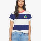 The Boxy Goodie Goodie T-shirt - True Blue and Fluff