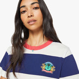 The Boxy Goodie Goodie T-shirt - True Blue and Fluff