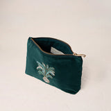 Pineapples Mini Pouch - Emerald