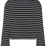 SibaGZ Top - Black White Stripe