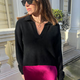 Crop Collar - Black